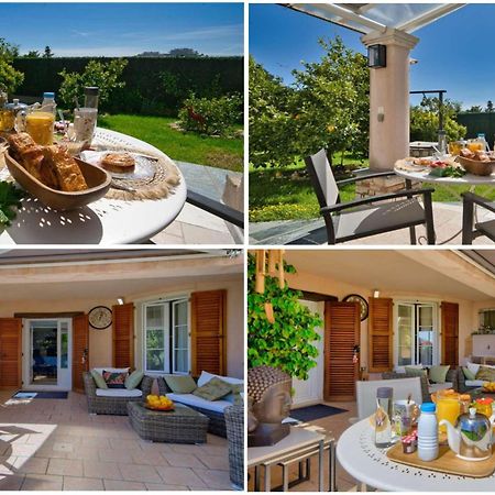 Elegant-Cosy 2P55M2 Dans Bas De Villa Provencale ! Villeneuve-Loubet Exterior foto