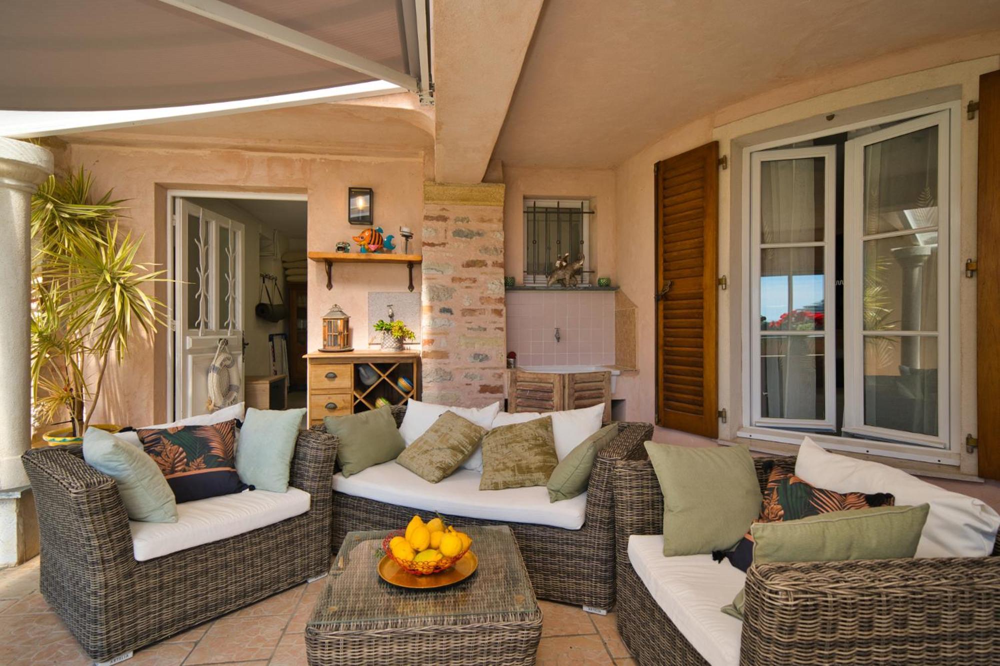 Elegant-Cosy 2P55M2 Dans Bas De Villa Provencale ! Villeneuve-Loubet Exterior foto